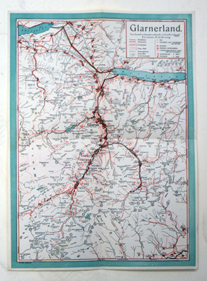 Glarnerland Exkursionskarte
