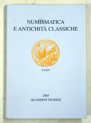 Numismatica e antichità classiche, XXXIV