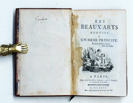 Les beaux-arts réduits à un même principe