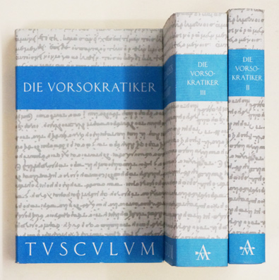 Die Vorsokratiker Bd. I-III, 3. Bde., compl.)