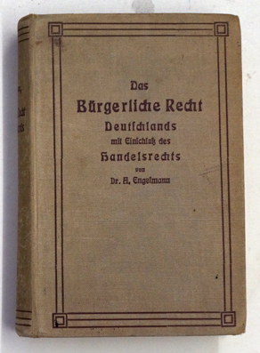 Das Bürgerliche Recht Deutschlands mit Einschluß des Handels-, Wechsel- und Seerechts historisch und dogmatisch dargestellt.