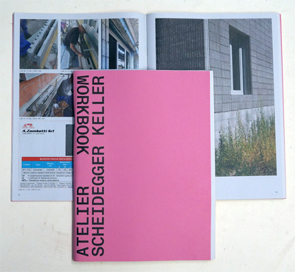 Atelier Scheidegger Keller : Workbook