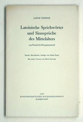 Lateinische Sprichwoerter Und Sinnsprüche Des Mittelalters, Aus Handschriften Gesammelt