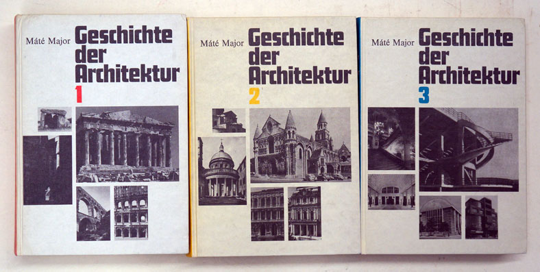 Geschichte der Architektur. 3 Bände (compl.)