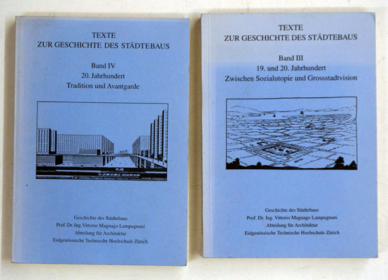 Texte zur Geschichte des Städtebaus Bde. III - IV ( 2 Bde. von 4 Bdn.)