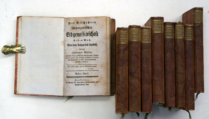 Der Geschichten Schweizerischer Eidgenossenschaft. 1. bis 3 Buch (Erster bis neunter Theil. 9 Bde)