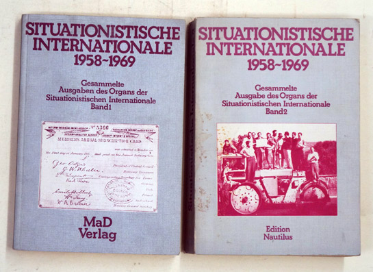 Situationistische Internationale 1958-1969. Gesammelte Ausgabe des Organs der Situationistischen Internationale. 1 u. 2 Bd.