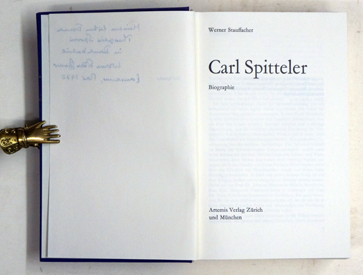 Carl Spitteler Biographie