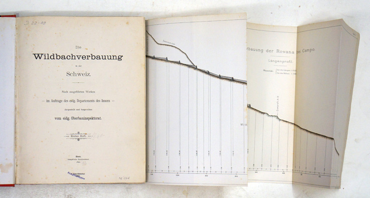 Die Wildbachverbauung in der Schweiz. ( 1. und 2. Heft, compl.)