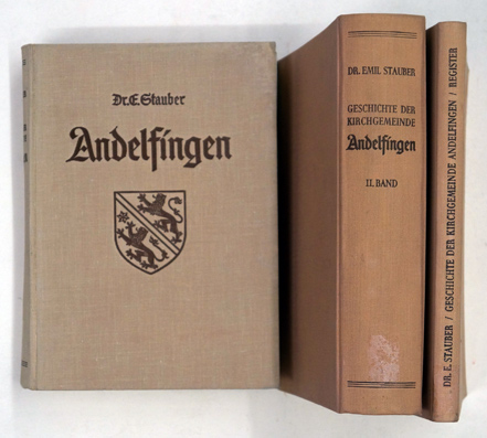 Geschichte der Kirchgemeinde Andelfingen umfassend die politischen Gemeinden Andelfingen, Klein-Andelfingen, Adlikon und Humlikon und für die ältere Zeit auch die politischen Gemeinden Dägerlen, Dorf, Thalheim und Volken. Hrsg. von der Gemeinde Andelfinge