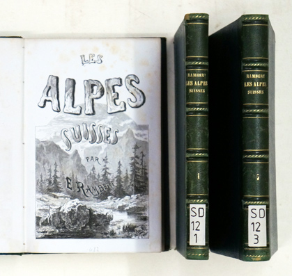 Les Alpes Suisses . Bde. 1-3 (3 von 5 Bde.)