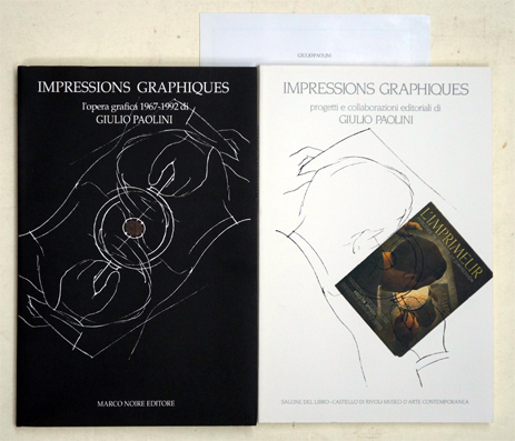 Impressions graphiques. Ll' opera grafica 1967 - 1992 di Giulio Paolini. (2 Bde.)