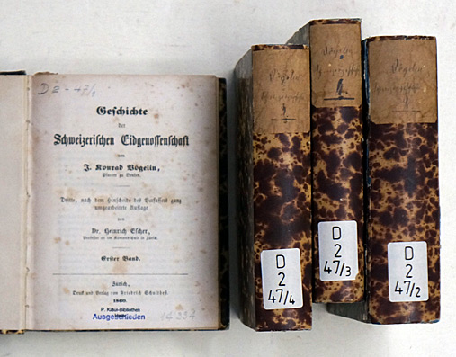 Geschichte der Schweizerischen Eidgenossenschaft. Bde 1-4 (in 4 Bdn.)