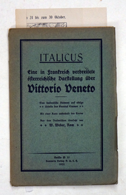 Eine in Frankreich verbreitete österreichische Darstellung über Vittorio Veneto