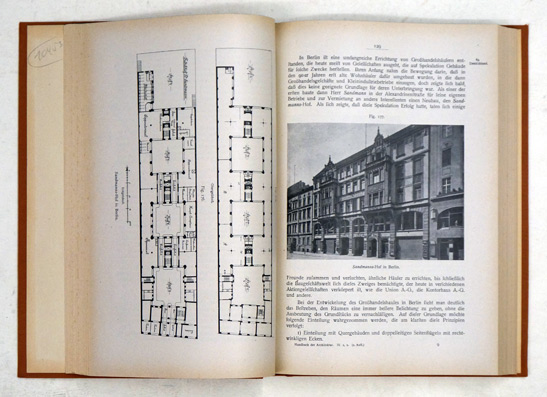 Entwerfen, Anlage und Einrichtung der Gebäude. Des Handbuches der Architektur Gebäude für die Zwecke des Wohnens, des Handels und Verkehrs. 2. Heft: Geschäfts- und Kaufhäuser, Warenhäuser und Messpaläste, Passagen und Galerien, Großhandelshäuser, Kontorh