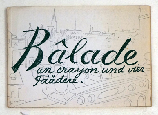 Bâlade, un crayon und vier Fäädere 