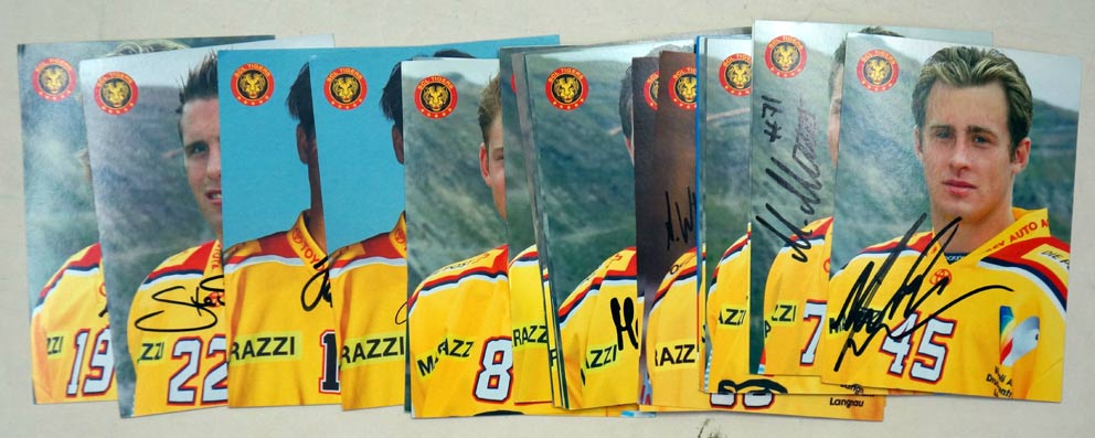 SCL Tigers - Autogrammkartenset der Spieler der Saison 2006–2007 (24 Karten)