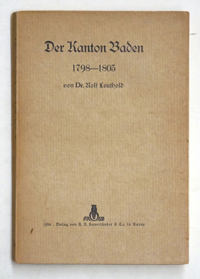 Der Kanton Baden