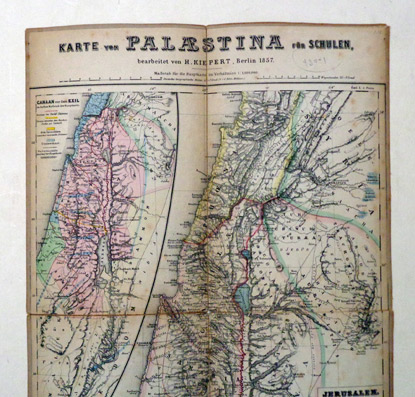 Karte von Palästina für Schulen