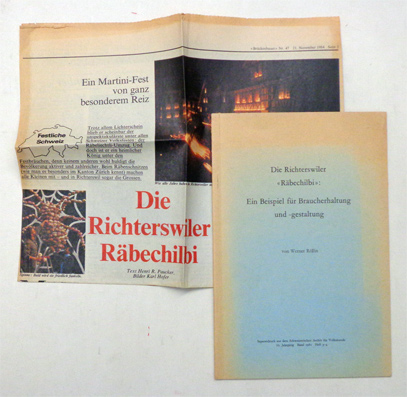 Die Richterswiler «Räbechilbi»