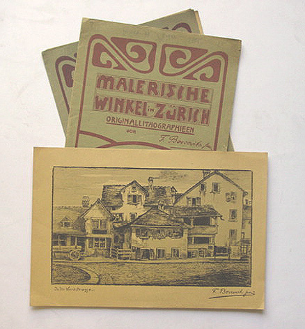 Malerische Winkel in Zürich