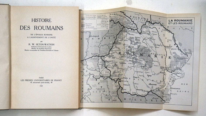 Histoire des Roumains de l'époque romaine à l'archèvement de l'unité.