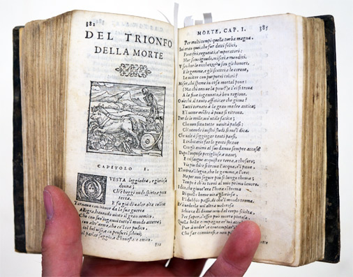 Il Petrarca con dichiarazioni non piu stampate ... tratte dalla Bembo ... Et piu una conserva di tute le sue rime ridotte sotto le cinque lettere vocali.