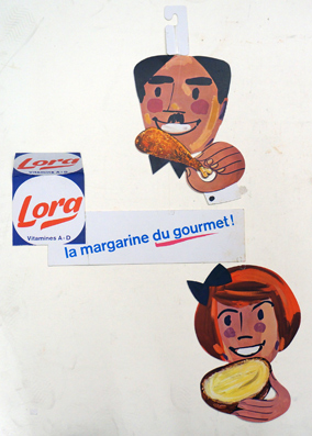 Lora - La margarine du gourmet! - dreiteiliges Mobile
