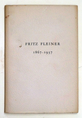 Fritz Fleiner 1867–1937