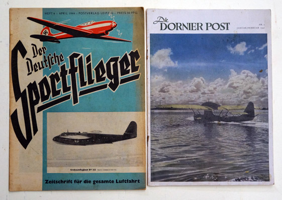 Der deutsche Sportflieger, Heft 4, April 1944; Die Dornier Post, Nr. 1, 1941