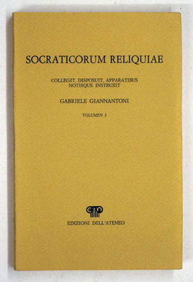 Socratis et Socraticorum Reliquiae Vol I