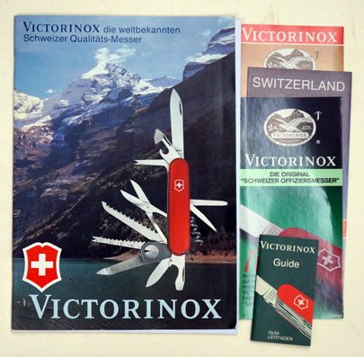Victorinox die weltbekannten Schweizer Qualitäts- Messer-.