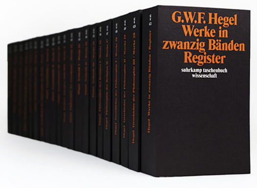 Georg Wilhelm Friedrich Hegel - Werke in 20 Bänden mit Registerband