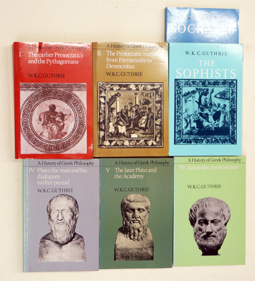 A History of Greek Philosophy, Vol I – VI (7 vol.)